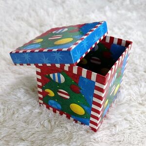Vintage Whimsical Christmas Gift Box